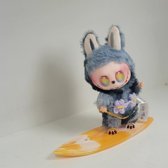 labubu lavender bikini orange bottom and surfboard, no doll - Picture 3 of 9